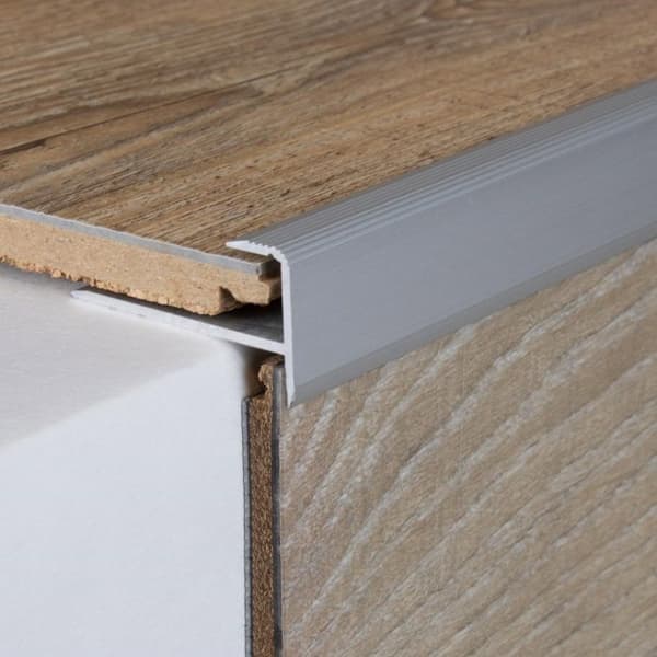 PROVISTON Avslutnings- och stoppprofil Alu 37 x 10.3 x 1000 mm Silver