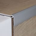 Miniatyrbild 1 av 4: PROVISTON Inramningsprofil 31 x 29 x 900 mm Anodiserad aluminium Avslutningsprofil Silverstrimmig Med hål
