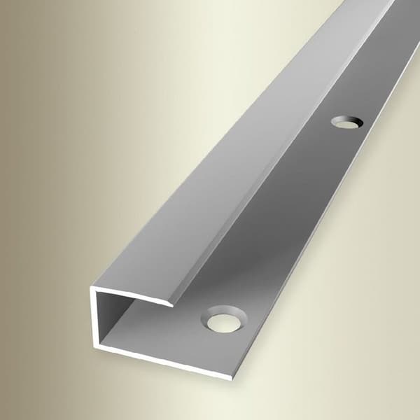 Profil 13 x 23 x 2700 mm Anodiserad Aluminium Slät Genomborrad Fräst