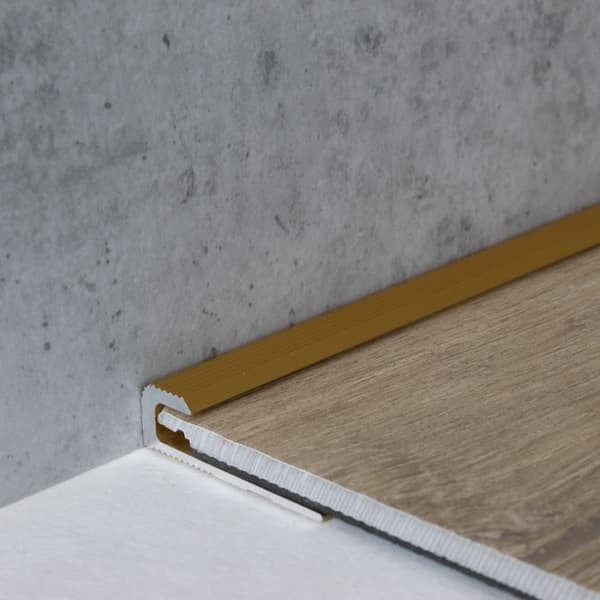 PROVISTON Ramprofil 30 x 5 x 900 mm Anodiserad aluminium Ytprofil Silversträckt Genomborrad