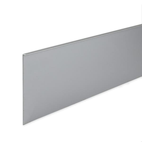 PROVISTON Klisterlist Genombruten Anodiserad Aluminium Silver H 80 mm l 6 mm L 2500 mm Klisterlist Klisterlist Klisterlister