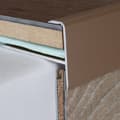 Miniatyrbild 3 av 5: Nedfäste Alu anodiserad Ljusbrons l 44 mm H 15.3 mm Genomgående 1 st L 1000 mm
