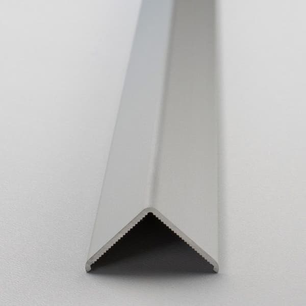 PROVISTON Aluminiumhörnprofil Silver L 20 mm H 20 mm Längd 1000 mm Självhäftande 1 stück