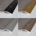 Miniatyrbild 4 av 5: PROVISTON Justerprofil i anodiserad aluminium mörkbronze l 40 mm H 5 mm Förborrad L 2700 mm