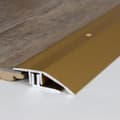 Miniatyrbild 1 av 3: PROVISTON Justeringsprofil i anodiserad aluminium Guld L 44mm H 7 - 15mm Förborrad