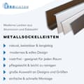 Miniatyrbild 4 av 5: PROVISTON Limbräda för limning Genomgående Anodiserad aluminium Silver H 60 mm l 4 mm L 2500 mm Limbräda Limbräda för limning Limbrädor