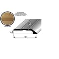 Miniatyrbild 3 av 5: PROVISTON Anodiserad aluminium i ljusbrons l 30 mm H 4,5 mm Förborrad stoppprofil L 2700 mm