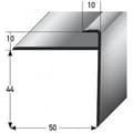 Miniatyrbild 2 av 5: PROVISTON Alu anodiserad Ljusbrons l 50 mm H 10 mm Genombruten 1 st L 1000 mm