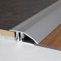 Miniatyrbild 3 av 4: Profiler för att klippa Anodiserad aluminium Silver l 41mm H 11 - 15mm Genomgående L 1000 mm