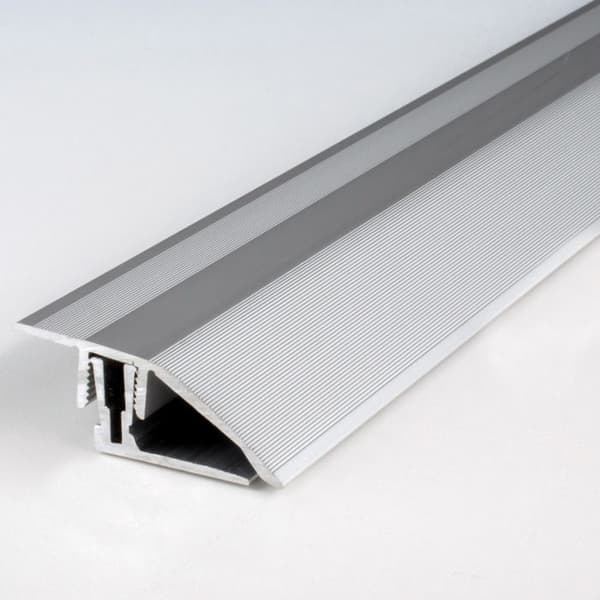 Profiler för att klippa Anodiserad aluminium Silver l 41mm H 11 - 15mm Genomgående L 1000 mm