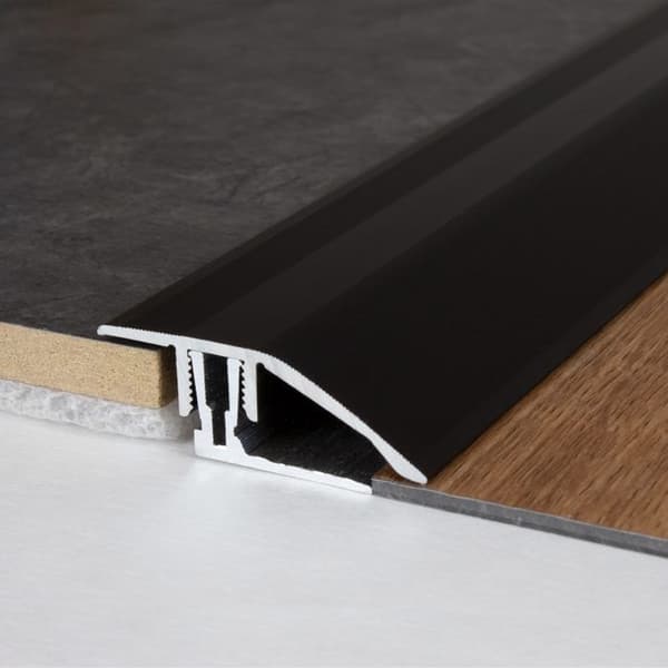 PROVISTON Anpassningsprofil 41 x 11 - 15 x 900 mm Anodiserad aluminium Kompensationsprofil av H Silver Kompensationsprofil...
