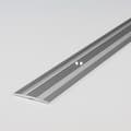 Miniatyrbild 1 av 3: Aluminium anodiserad tröskel L 27 mm H 1,7 mm Längd 2700 mm Självhäftande