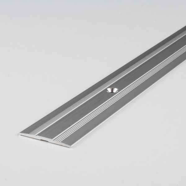 Aluminium anodiserad tröskel L 27 mm H 1,7 mm Längd 2700 mm Självhäftande