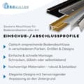 Miniatyrbild 4 av 4: PROVISTON Ramprofil &amp; finishprofil Alu 10 x 25 x 900 x 3mm Mörkbrons