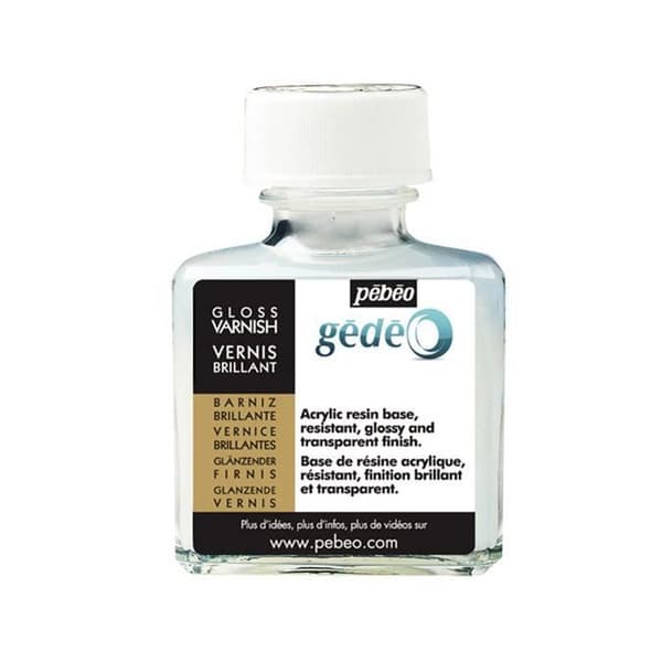 Ytbehandlingslack - GEDEO - 75ml - Blank - Motståndskraftig - Transparent