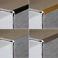 Miniatyrbild 4 av 5: Aluminium anodiserad silver 5 x 30 x 40 x 1000 mm För skruvinstallation 1 styck