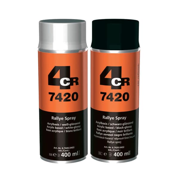 4CR 7420 Satin Black Sprayfärg