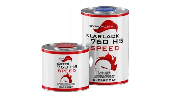 HS 760 Speed Clear Coat 1L + hærder
