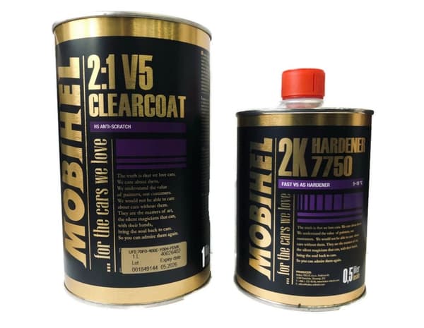 Mobihel Klarlack 2K V5 AS 2:1 1L Snabb