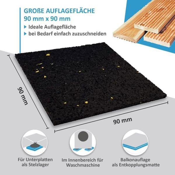 Installation - efterbehandling (fog - lim - regel - reglage - profil - filt) My plast - belastbare Bautenschutzmatte,