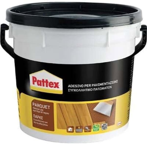 Installation - finish (fog - lim - reglar - tomt - profil - filt) Pattex - 11181 - Vit Parkett 5kg