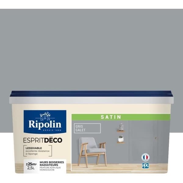 RIPOLIN ESPRIT DECO MONITUKIT Satiinirulla 2,5L