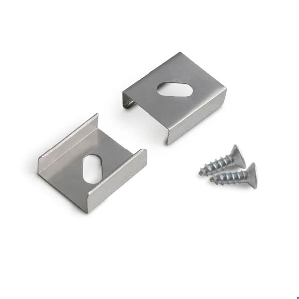 PROVISTON Clips för fäste av aluminiumprofiler för LED-belysning Indirekt belysning LED-stänger 2 st.