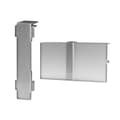 Miniatyrbild 2 av 2: Klicklistanslutning 60 x 15 mm anodiserad silveraluminium klicksystem