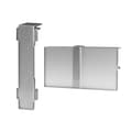Miniatyrbild 1 av 2: Klicklistanslutning 60 x 15 mm anodiserad silveraluminium klicksystem