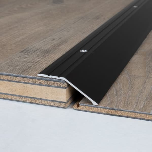 Profil avslutning Laminatgolv 8.5 -15.5 mm anodiserad aluminium -Guld -Gängad -15.5 x 2700 mm