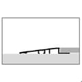Miniatyrbild 5 av 5: Profil för avjämning kakel 10 x 80 x 2500 mm Tjocklek 10 mm i alu Küberit Silver