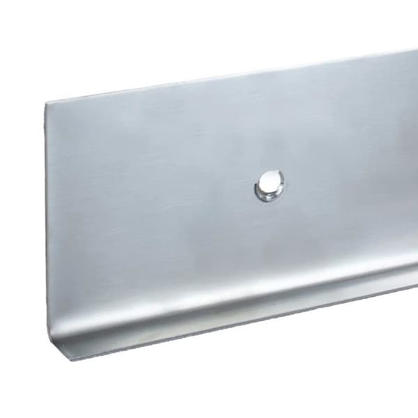 Plintyp 50 inox 2 x 15 x 50 mm olika modeller vinkel 94° självhäftande