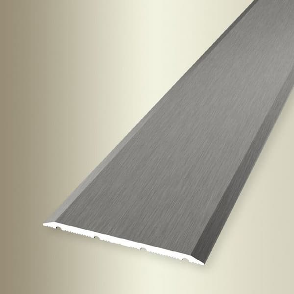 PROVISTON Övergångsprofil l 40 mm H 0 - 99 mm L 900 mm Anodiserad aluminium Slät Rostfritt stål Självhäftande