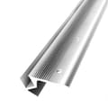 Miniatyrbild 1 av 4: LED-profil för trappnos 23.5 x 23.5 x 2500 mm Aluminiumsprofil i sträckt L-form Küberit polerat aluminium