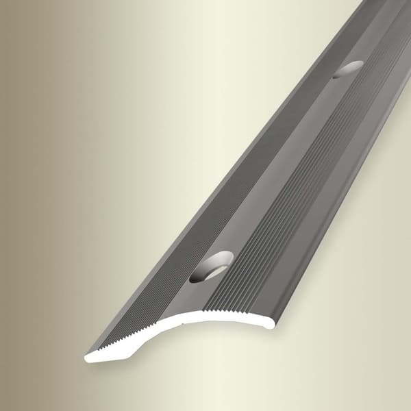 Profil 2 x 40 mm Alu Küberit 1000 mm Inox Utseende Genomborrad och fräst