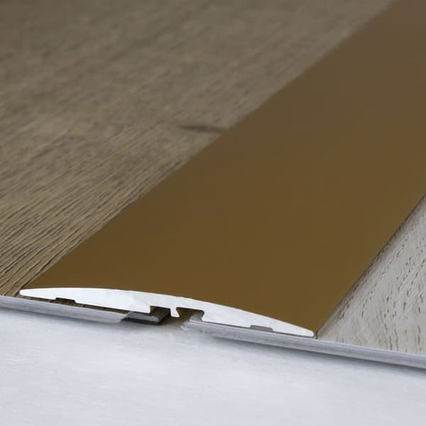 PROVISTON Övergångsprofil Anodiserad aluminium guld l 58 mm H 4 mm L 2700 mm Självhäftande