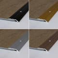 Miniatyrbild 4 av 6: PROVISTON Anodiserad Aluminium Guld L 30 mm H 4.5 mm Lång 1000 mm För att skruva Fast profil