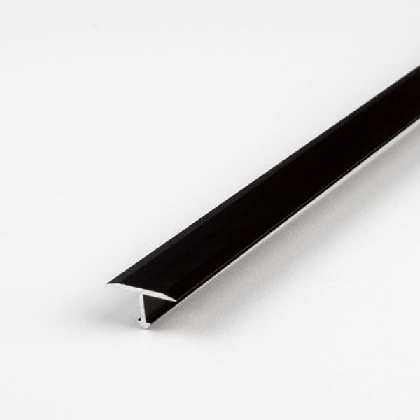 PROVISTON T-profil 7 x 25 x 2500mm anodiserad aluminium mörkbrons