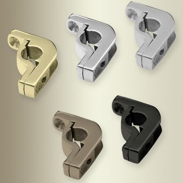 Knektöga 39 x 10 x 40 mm brunt mässing 13 mm diameter Trappräcken Tillbehör Küberit