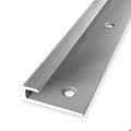 Miniatyrbild 1 av 4: Färdigprofil 8 x 30 x 2500 mm Aluminium Stopprofil med räfflor Silver Küberit