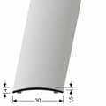 Miniatyrbild 4 av 4: Uppställningsskena 4 x 30 x 2700 mm Anodiserad aluminiumövergångsprofil Slät Självhäftande sand Küberit