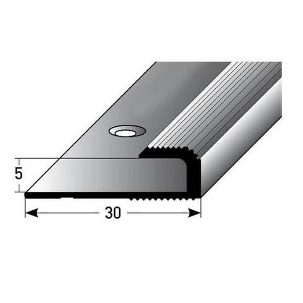 PROVISTON Profil av anodiserad aluminiumram Guld l 30 mm H 5 mm L 2700 mm Genombruten