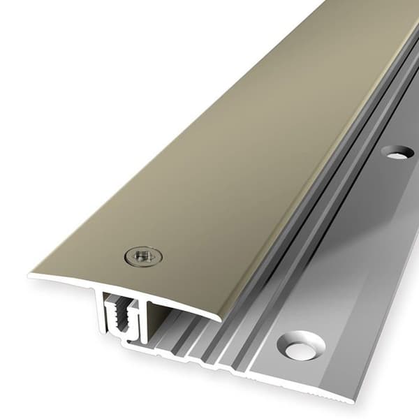 PROVISTON Inläggsprofil Övergångsprofil l 34 mm Kompensation av H 6.5 - 16 mm L 2700 mm Aluminiumprofil Sand