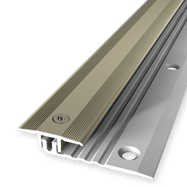 PROVISTON Kompensationsprofil PVC-profil l 25 mm Kompensation av H 4 - 9.5 mm L 900 mm Aluminiumsprofil Sand