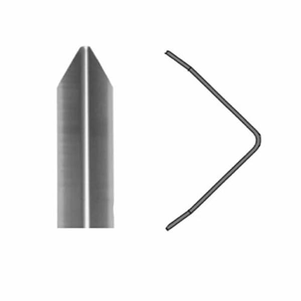Skyddshörn i aluminium 40 x 40 mm, tredubbel vikning, självklistrande eller borrad - Rå aluminium - 1,5 mm - 2500 - självhäftande