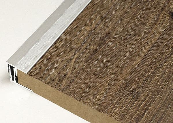 Profil av avslutning för laminatgolv H 11-15 mm anodiserad aluminium