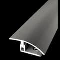 Miniatyrbild 4 av 4: Profil rännkappa Laminat l 39 mm Höjd 7 - 12 mm i Aluminium Stålutseende L 900 mm