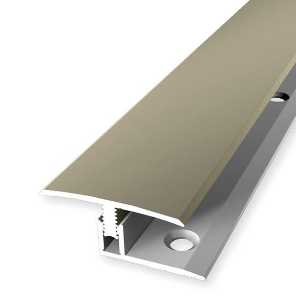 PROVISTON Övergångsprofil Kompensation av laminat l 31,5 mm Kompensation av H 7 - 12 mm L 2700 mm Aluminiumprofil Sa...