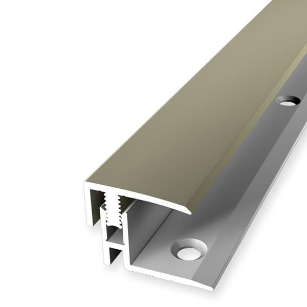 PROVISTON Infällningsprofil Kompensering av parkett l 21 mm Kompensering av H 12 - 17 mm L 900 mm Aluminiumprofil Sand