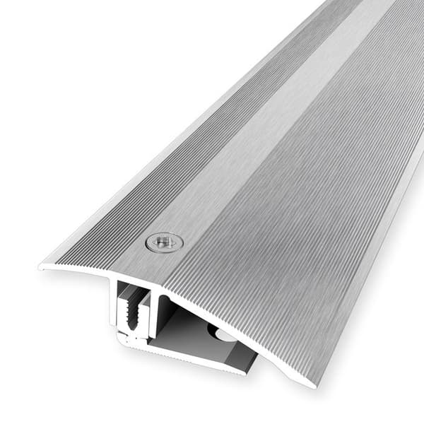 Flexibel justeringsprofil Parkett l 51 mm Höjdskillnad 7 - 23 mm Silver L 1000 mm fint slipad